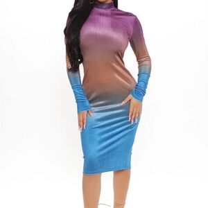 Fashion. Nova midi dress nwt med